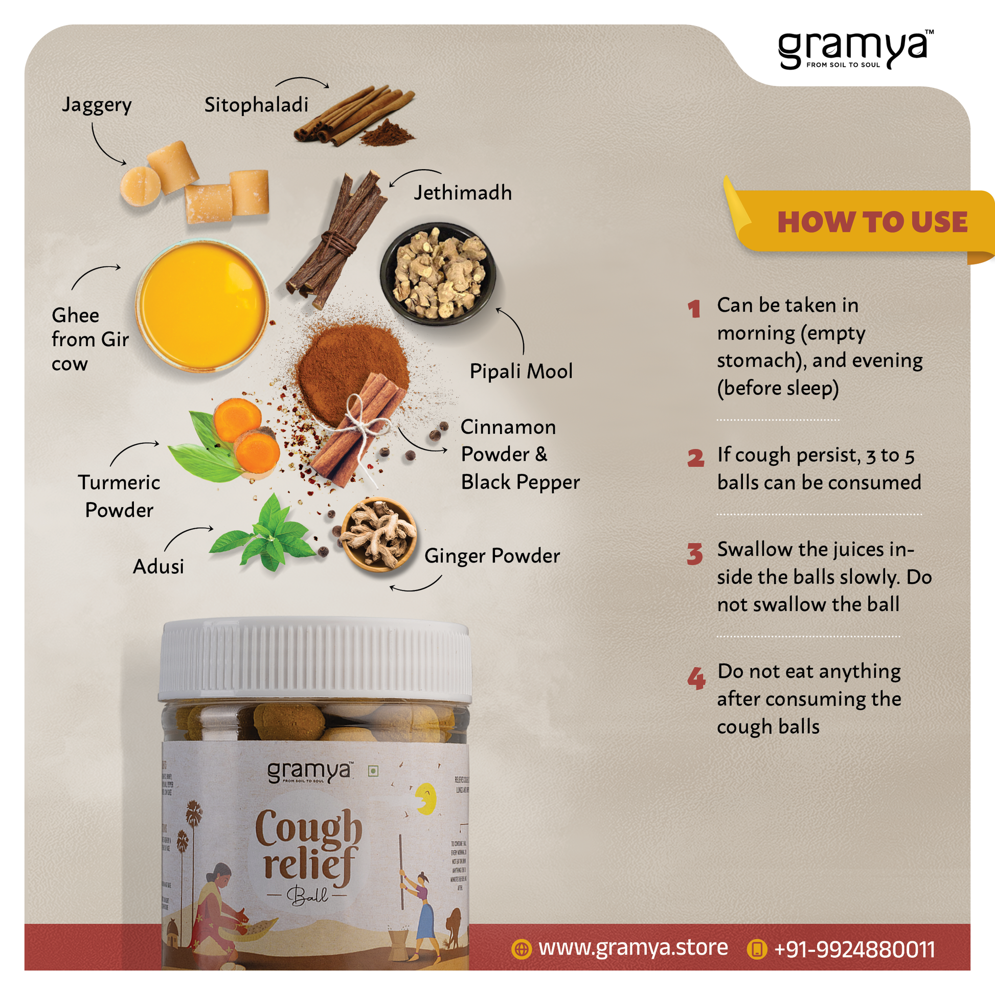 COUGH RELIEF BALLS - Gramya Store